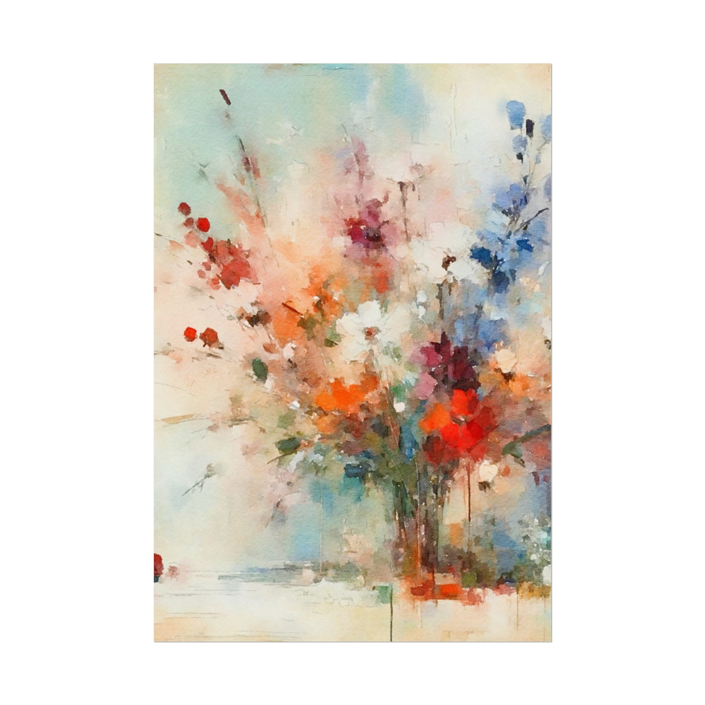 Spring Floral Watercolor Print